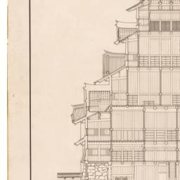 名古屋城天守縦断面図 | 昭和実測図 閲覧サービス