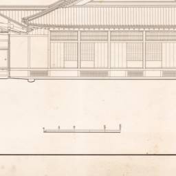 名古屋城御殿表書院西側立面図 | 昭和実測図 閲覧サービス