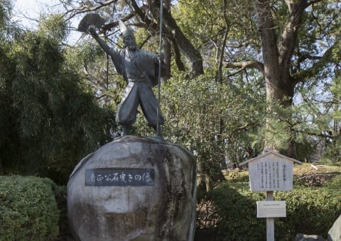 加藤清正石曳きの像の画像