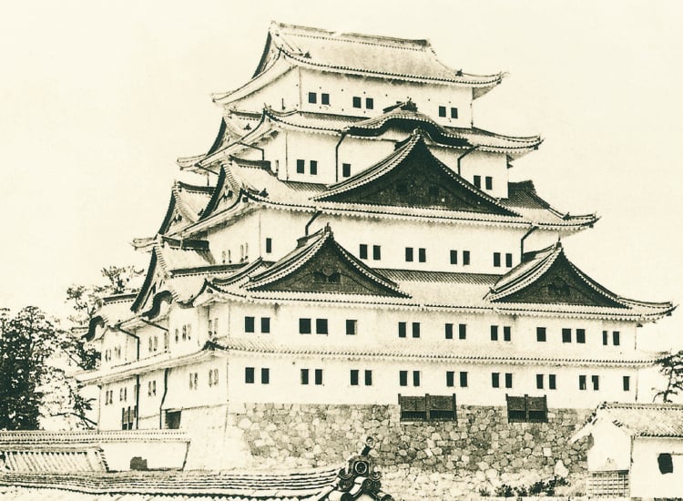 明治5年頃の名古屋城の画像