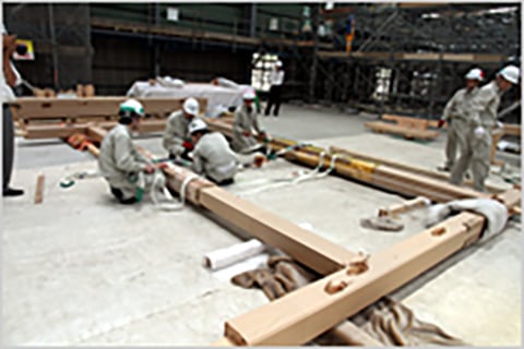 2010年6月撮影 玄関の建方の画像