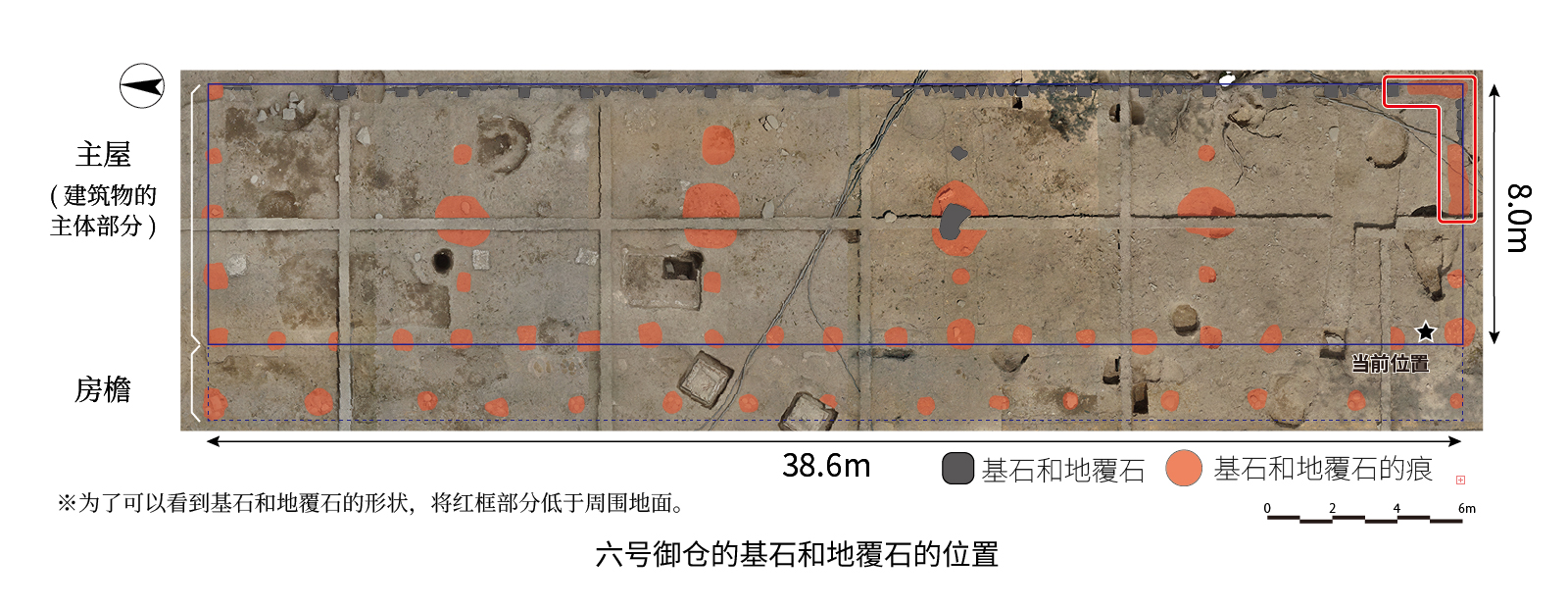 六号御仓的基石的位置