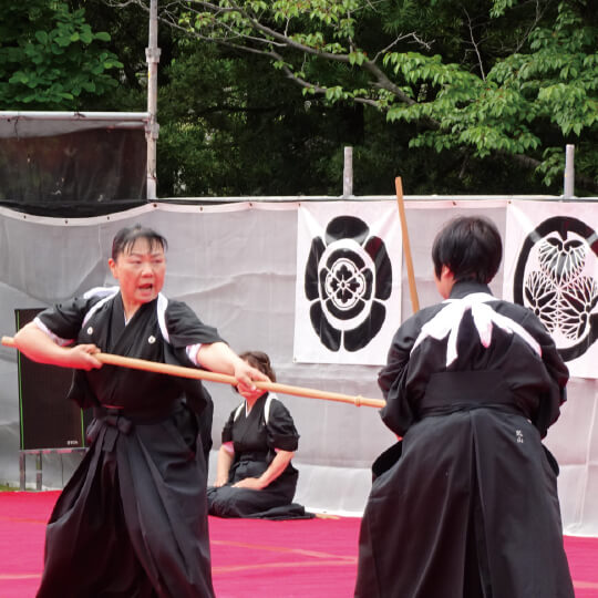 古武道大会の様子