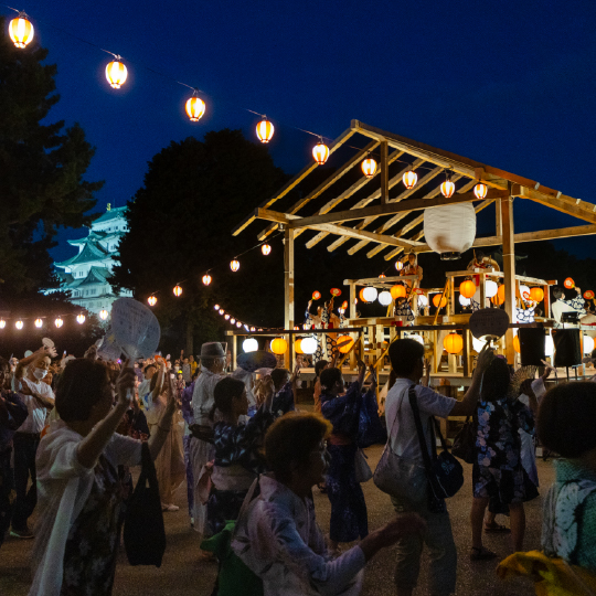 大盆踊り大会の様子